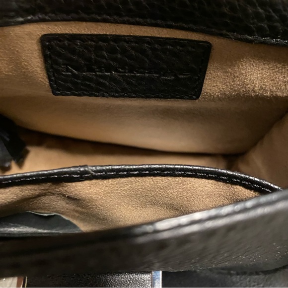 NEW Mackage 'Mini Novaki' Black Crossbody Genuine Pebble Leather  Satchel - Picture 7 of 8